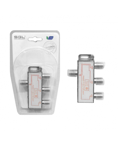 Διακλαδωτής σύνδεσης κεραίας TV - 3Way Splitter - 1802