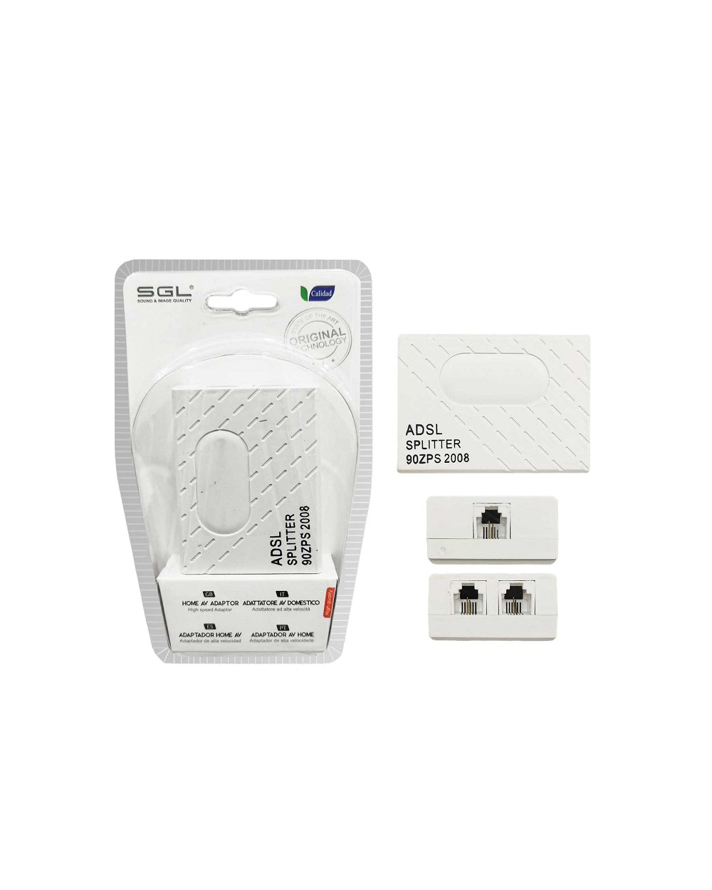 Διακλαδωτής ADSL με φίλτρο για Modem/Router & PSTN - ADSL Splitter - 1790