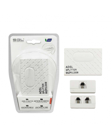 Διακλαδωτής ADSL με φίλτρο για Modem/Router & PSTN - ADSL Splitter - 1790