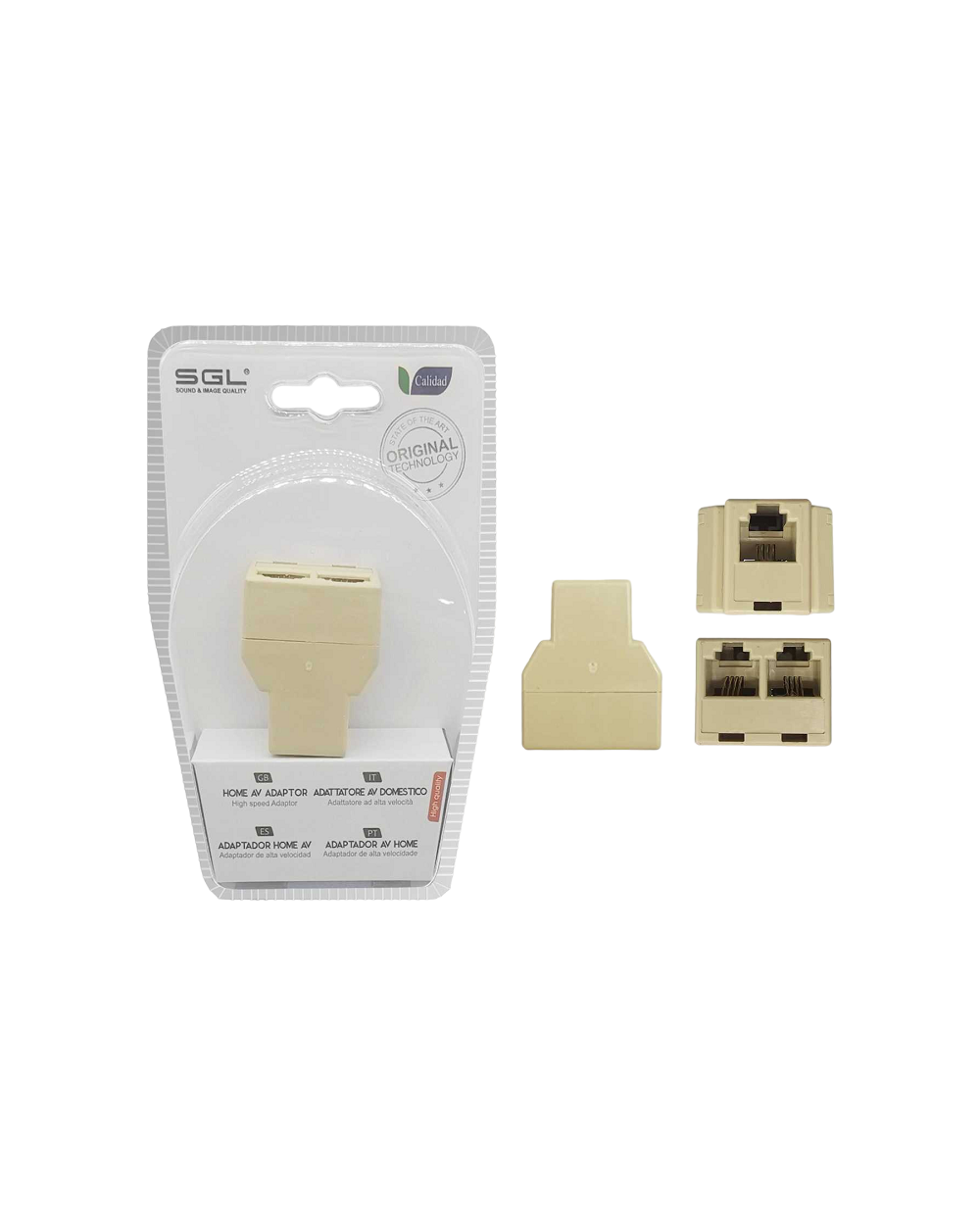 Διακλαδωτής τηλεφωνικης γραμμής - Splitter - 2Way - 1770-1