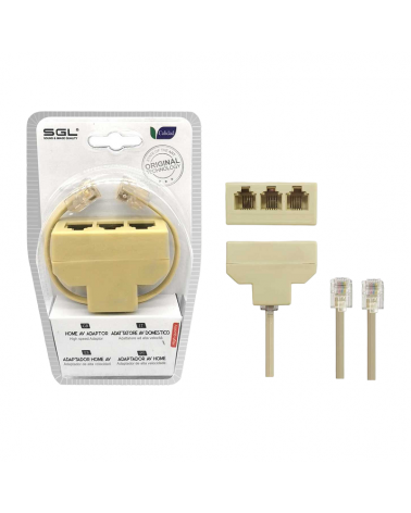 Διακλαδωτής γραμμής δικτύου - Splitter - 3Way - 1783