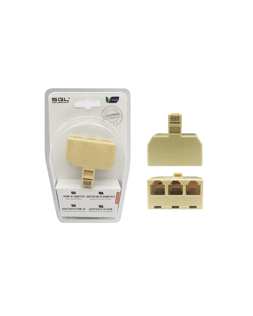 Διακλαδωτής γραμμής δικτύου - Ethernet Splitter - 3Way - 1772-1