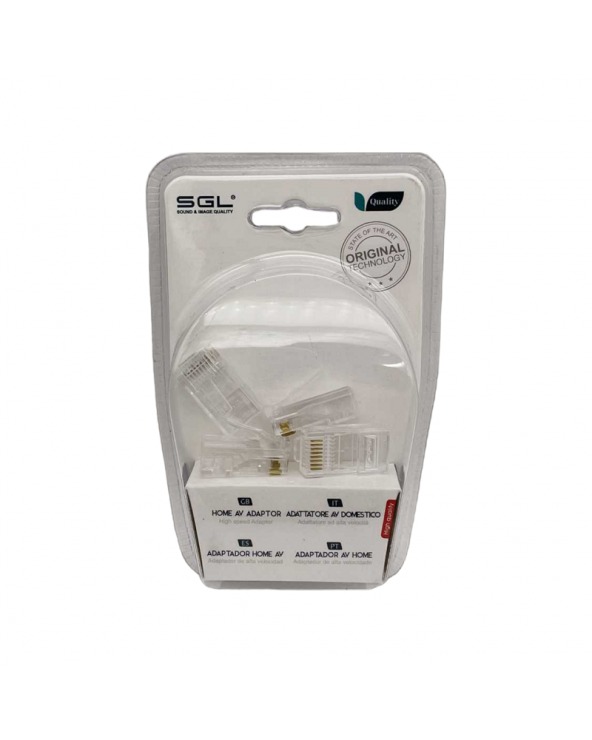 Ακροδέκτες καλωδίου γραμμής δικτύου - RJ45 - 8P8C-4 - 4pcs