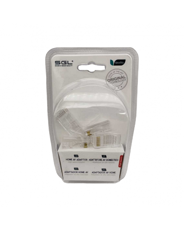 Ακροδέκτες καλωδίου γραμμής δικτύου - RJ45 - 8P8C-4 - 4pcs