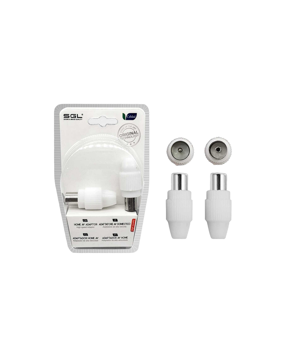 Βύσμα κεραίας TV Coaxial - 1814-2