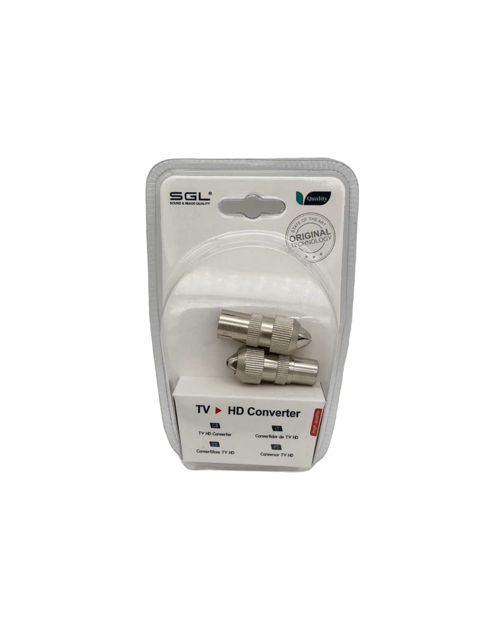 Βύσμα κεραίας TV RF Coaxial - 2pcs - 1male/1female - 1325-2