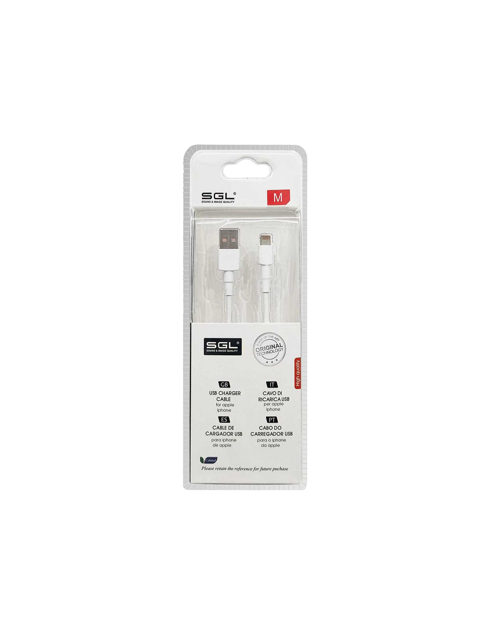 Καλώδιο φόρτισης & data - Lightning - Fast Charge - D5 - 1m