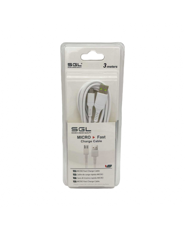 Καλώδιο φόρτισης & data - Micro USB - D13 - 3m