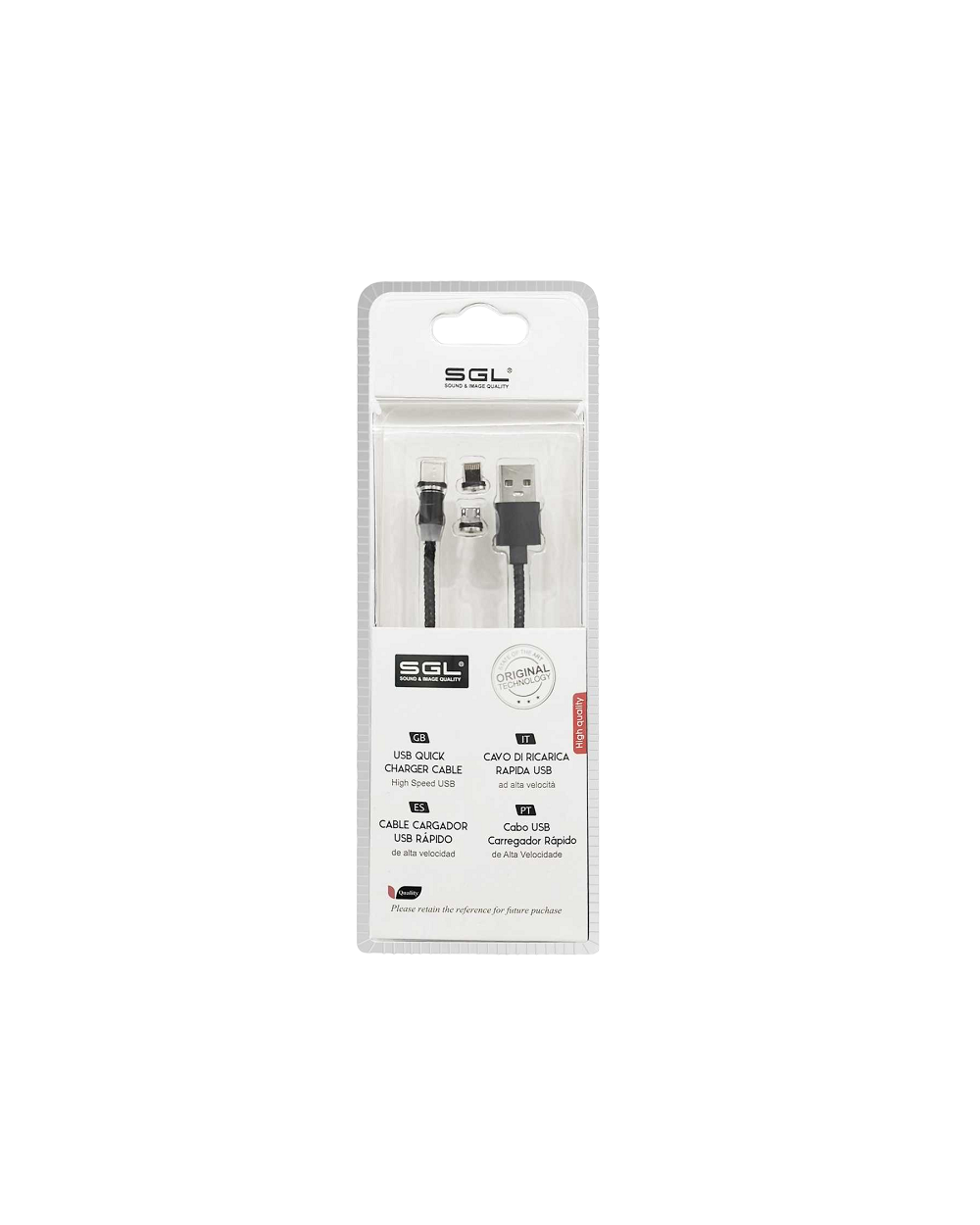 Καλώδιο φόρτισης & data - 3in1 - Fast Charge - S03 - 1m