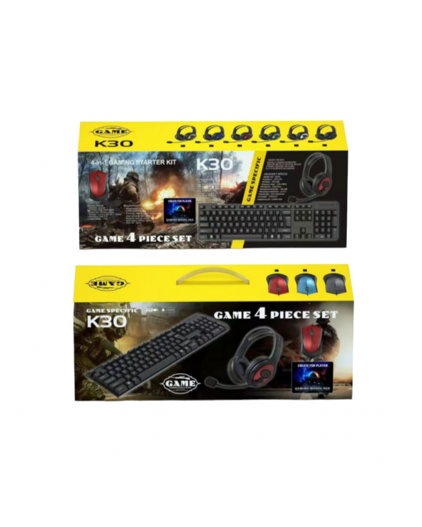 Πλήρες σετ Gaming 4 σε 1 – K30