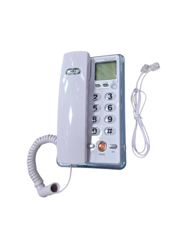 Ενσύρματο σταθερό τηλέφωνο - OHO 208 - 102082 - White
