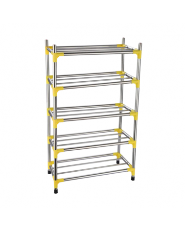 Ραφιέρα παπουτσιών 5 επιπέδων Inox - 8010-5