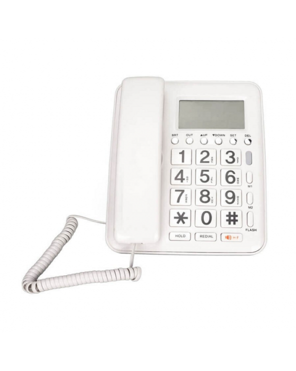 Ενσύρματο σταθερό τηλέφωνο - OHO-933 - 659337 - White