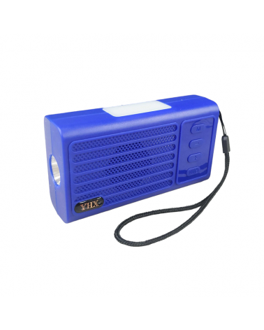 Ασύρματο ηχείο Bluetooth με ηλιακό πάνελ - YHX-07 - 040070 - Blue