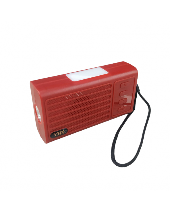 Ασύρματο ηχείο Bluetooth με ηλιακό πάνελ - YHX-07 - 040070 - Red