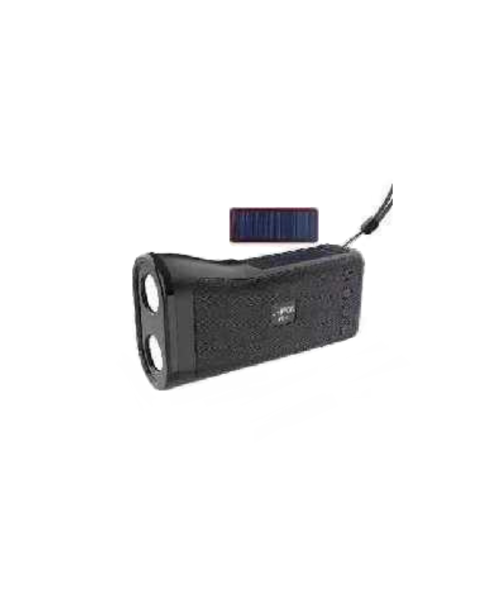 Ασύρματο ηχείο Bluetooth με ηλιακό πάνελ - P055 - 220552 - Black