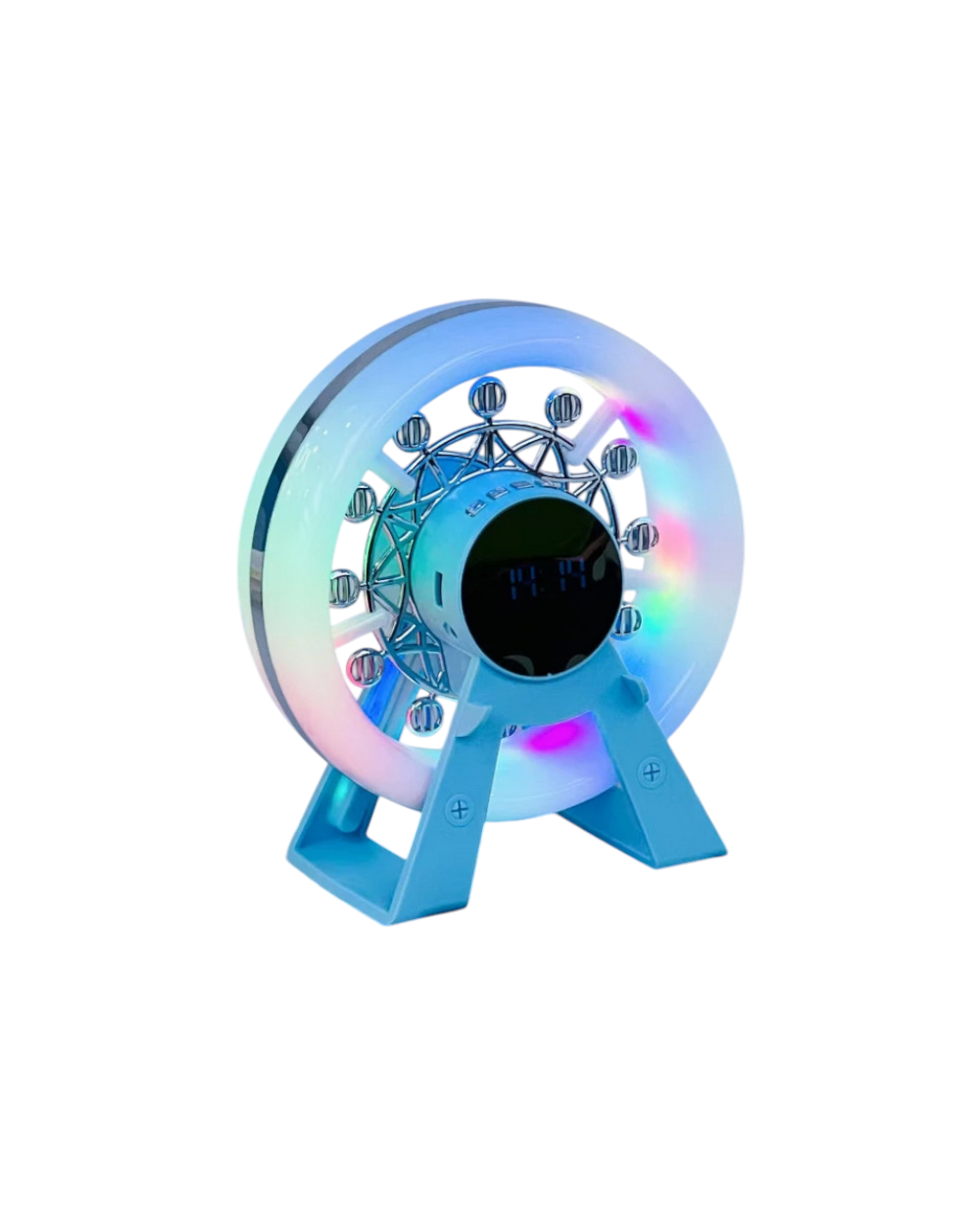 Ασύρματο ηχείο Bluetooth με βάση ασύρματης φόρτισης smartphone - Wheel - L-38B - 811580 - Blue