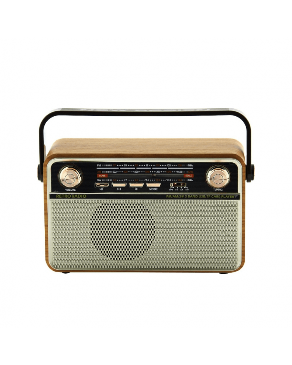 Επαναφορτιζόμενο ραδιόφωνο Retro - MD505-BT