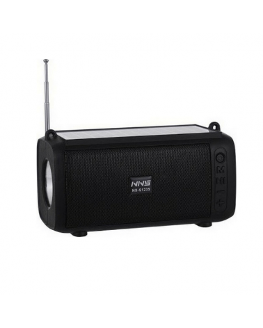 Ασύρματο ηχείο Bluetooth - Solar - NS123S - 881391 - Black