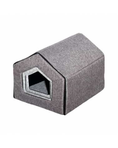 Σπίτι-κρεβάτι κατοικιδίου - 3pcs - 550917 - Grey