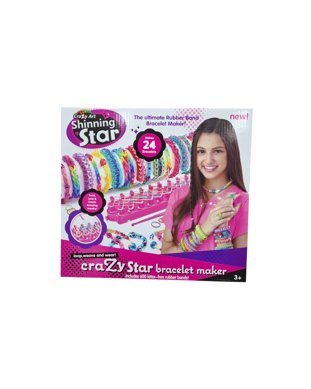 Σετ κατασκευής βραχιολιών DIY με λαστιχάκια - 16216DIY