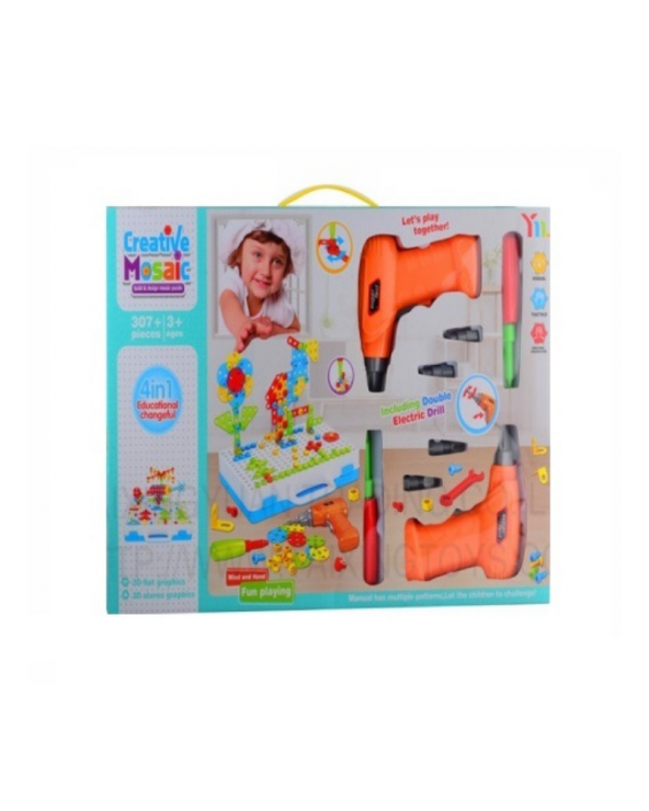 Σετ κατασκευών DIY με εργαλεία - YM006