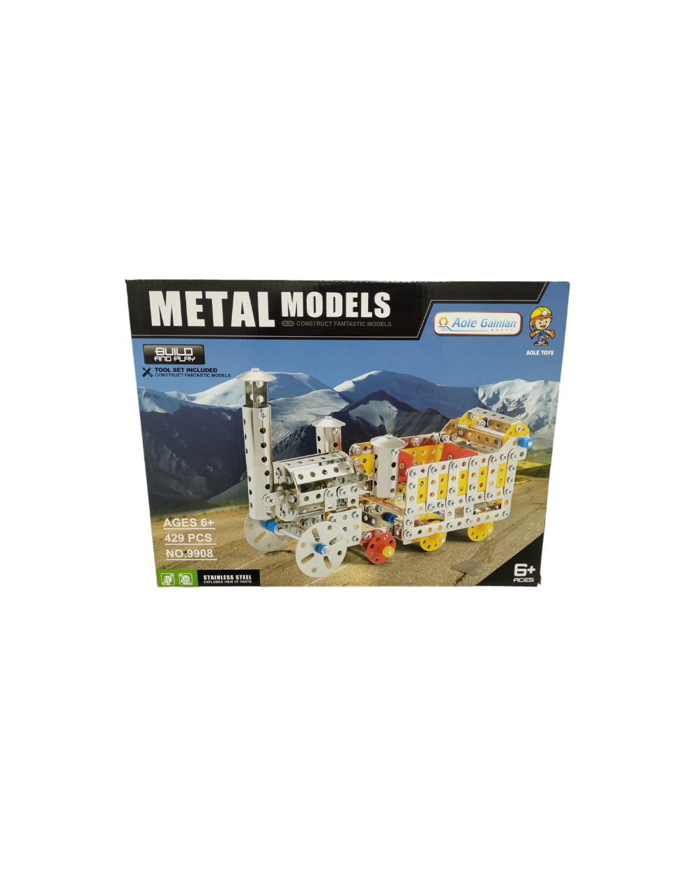 Συναρμολογούμενο τρενάκι - Μεταλλικό - 9908 - 419pcs