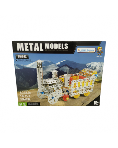 Συναρμολογούμενο τρενάκι - Μεταλλικό - 9908 - 419pcs