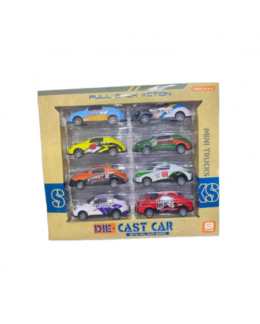 Σετ μεταλλικά αυτοκινητάκια - BR072-82
