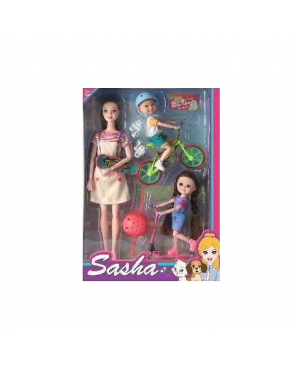 Σετ κούκλα με παιδιά και αξεσουάρ - 51833 11.5