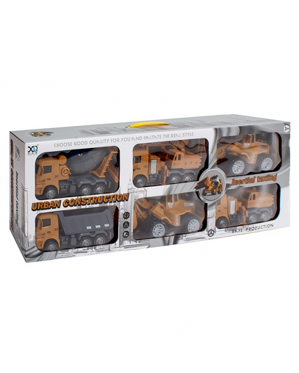 Σετ οχημάτων εργασίας - 6pcs - XLQ-6C