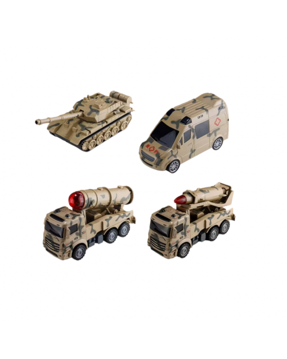 Σετ στρατιωτικά οχήματα - 4pcs - XLQ-4T