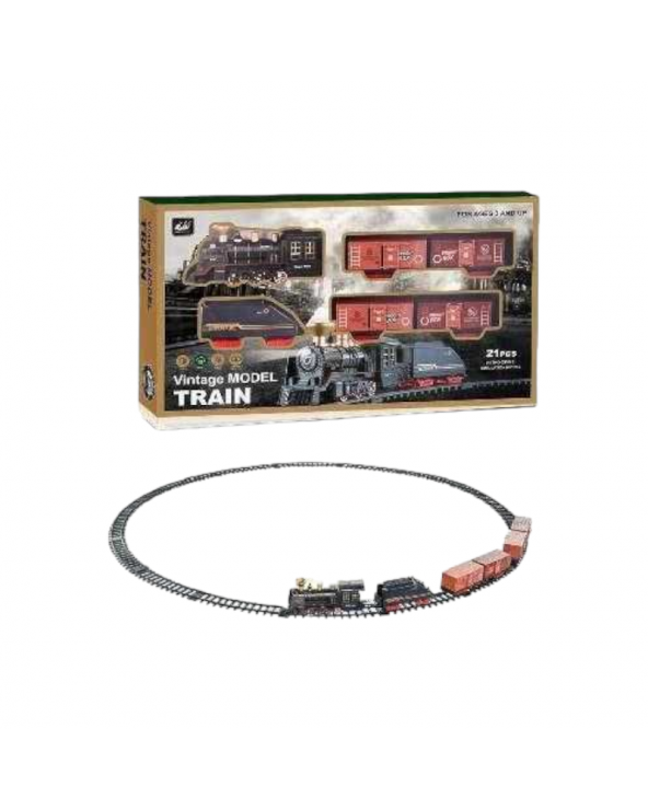 Σετ κλασσικό τρενάκι με ράγες - 3299-72