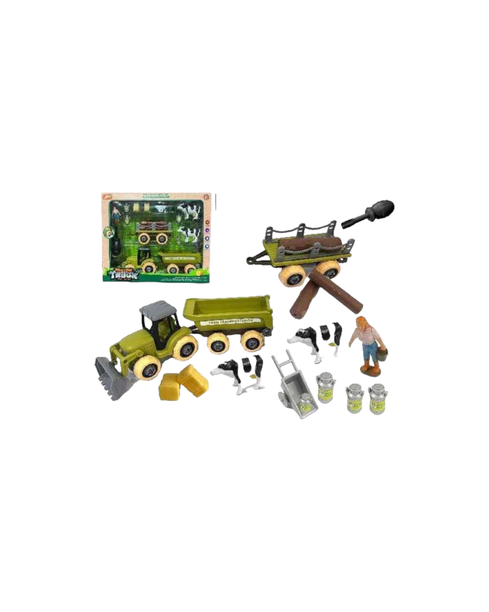 Σετ αγροτικά οχήματα με αξεσουάρ - 8826