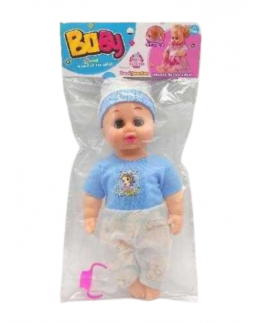 Κούκλα μωρό με αξεσουάρ - 615-312