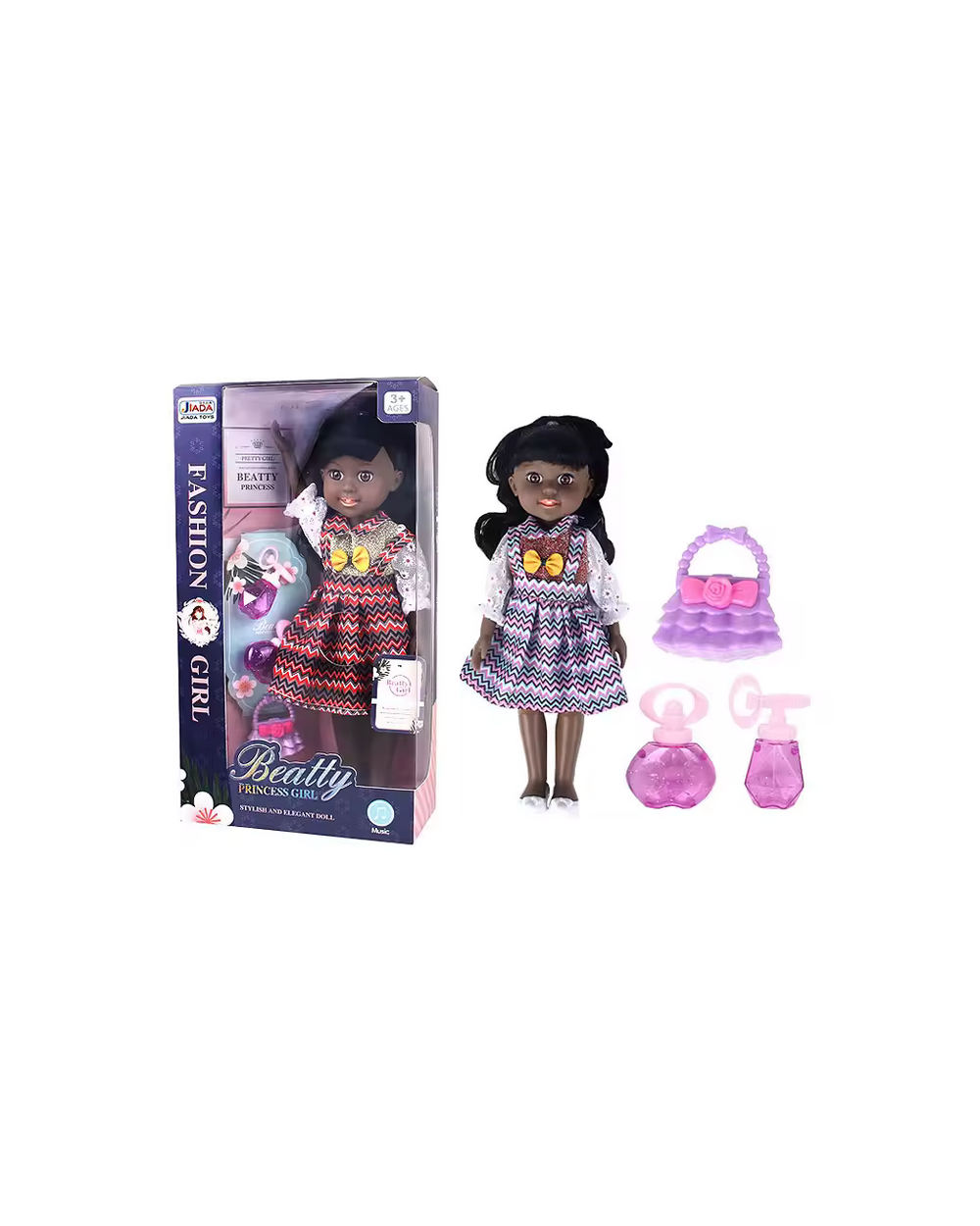 Συλλεκτική κούκλα με αξεσουάρ ομορφιάς - WD20120AB13