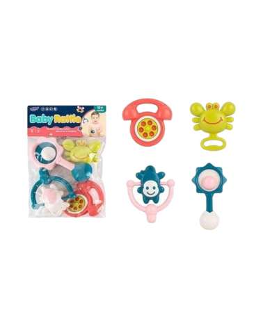 Σετ βρεφικές κουδουνίστρες & μασητικά - 326-B1344