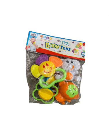 Σετ βρεφικές κουδουνίστρες & μασητικά - 326-961