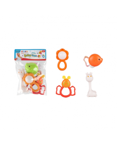 Σετ βρεφικές κουδουνίστρες & μασητικά - 326-B1474