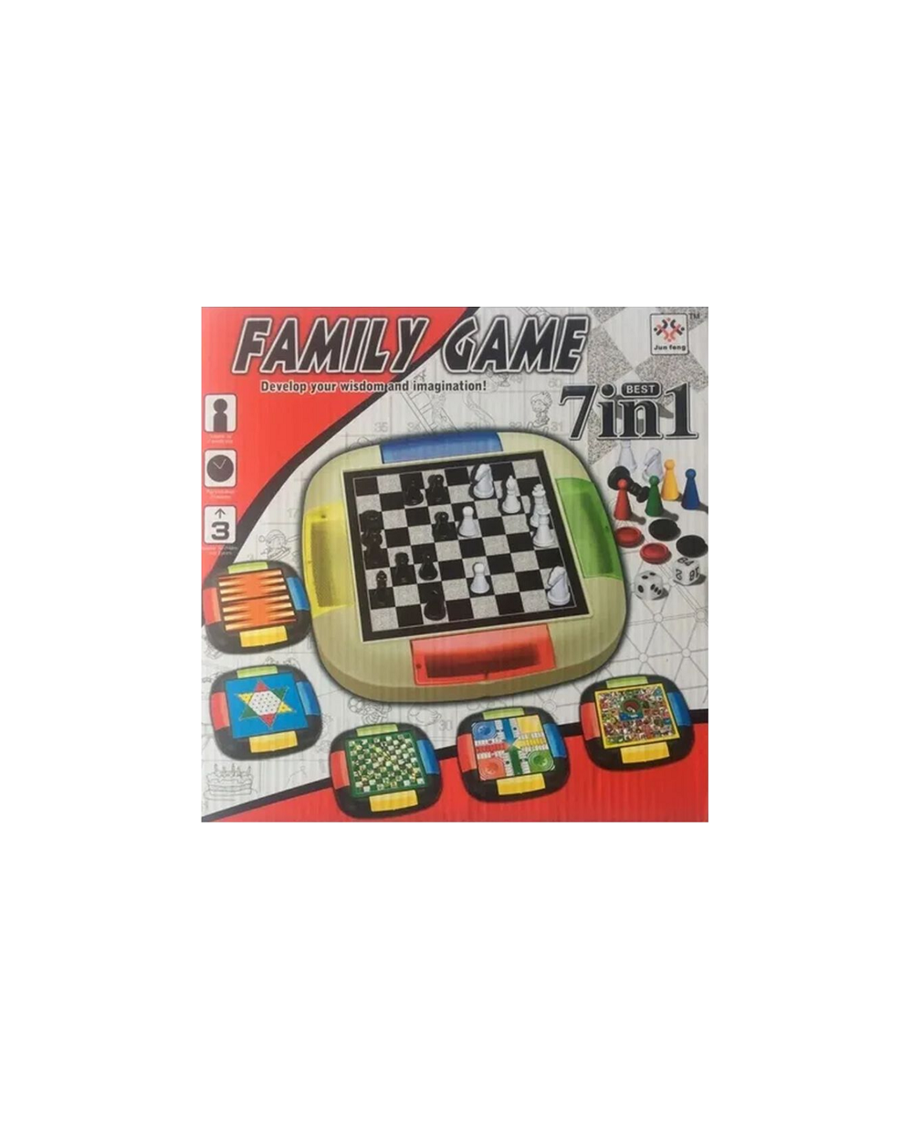 Επιτραπέζιο παιχνίδι 6in1 - 558-23C7