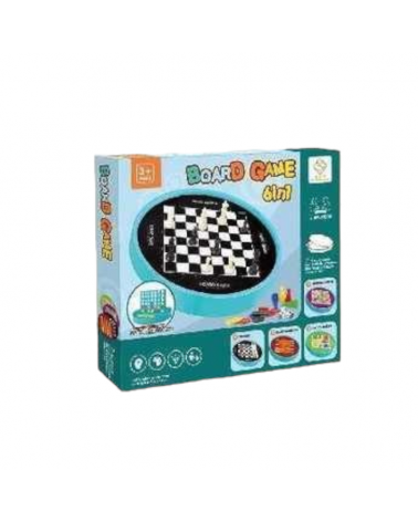 Επιτραπέζιο παιχνίδι 6in1 - JF378-1046
