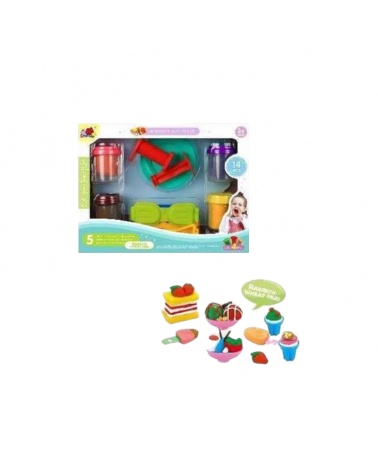Σετ κατασκευών DIY με πλαστελίνη - Delicious Candies - 5838-15