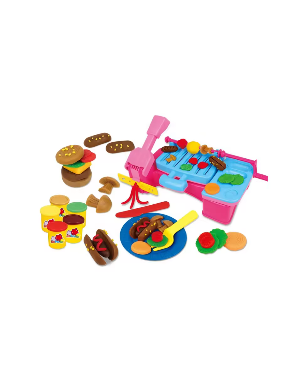 Σετ κατασκευών DIY με πλαστελίνη - Barbeque - 5838-29