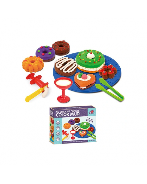 Σετ κατασκευών DIY με πλαστελίνη - Delicious Cookies - 5838-41