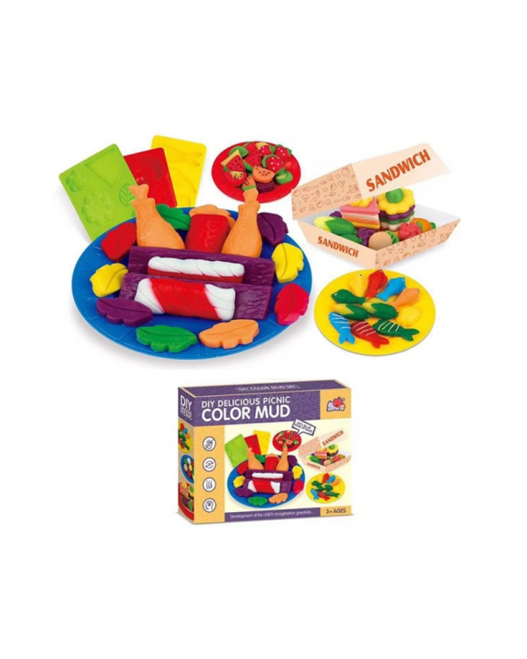 Σετ κατασκευών DIY με πλαστελίνη - Delicious Picnic - 5838-42