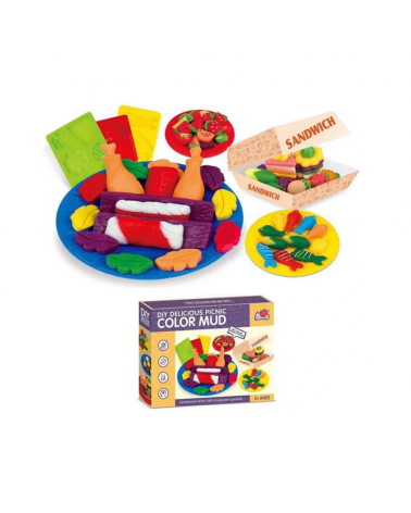 Σετ κατασκευών DIY με πλαστελίνη - Delicious Picnic - 5838-42