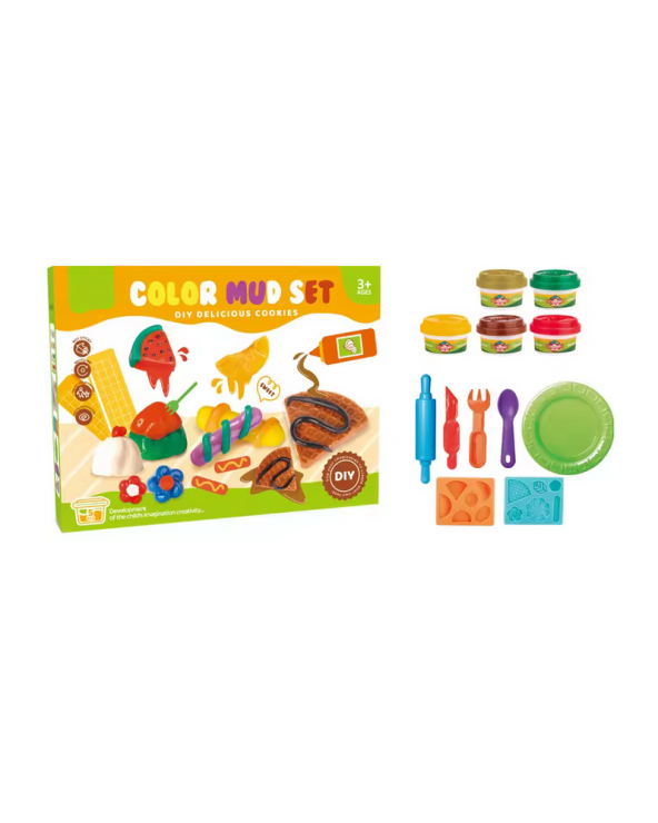 Σετ κατασκευών DIY με πλαστελίνη - Delicious - 25g - 5838-137B