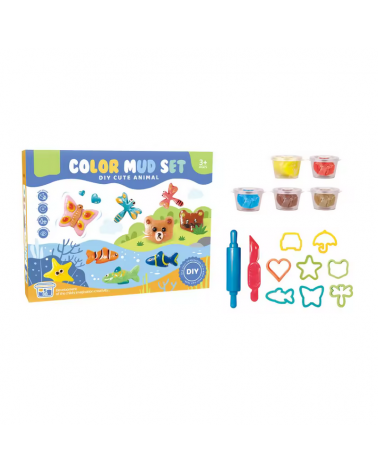 Σετ κατασκευών DIY με πλαστελίνη - 20g 5838-139A