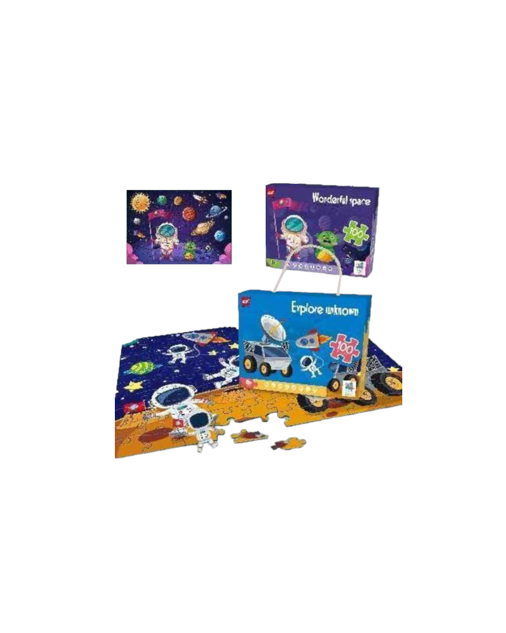 Παιδικό puzzle 35 κομματιών - Space Travel - GXF035-735