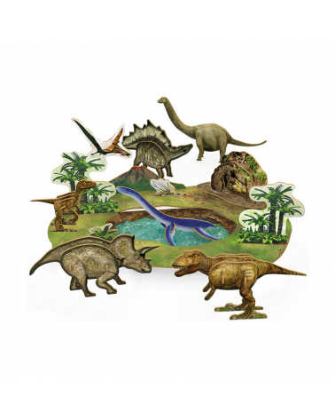 Τρισδιάστατο παζλ Δεινόσαυροι - 3D DIY - GXF001C-13D